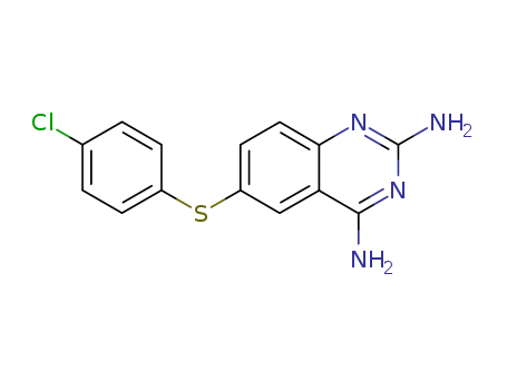 2,4-Quinazolinediamine,6-[(4-chlorophenyl)thio]-