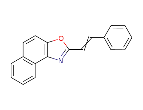 Molecular Structure of 2491-94-3 (Naphth[1,2-d]oxazole, 2-(2-phenylethenyl)-)