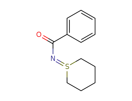 Molecular Structure of 62936-65-6 (2H-Thiopyran, 1-(benzoylimino)-1,1,3,4,5,6-hexahydro-)