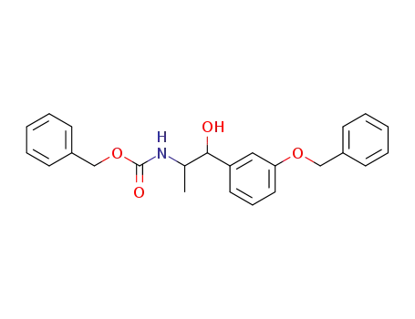 (αR,1S)-m-Benzyloxy-α-<1-N-carbobenzyloxyaminoethyl>-benzylalkohol
