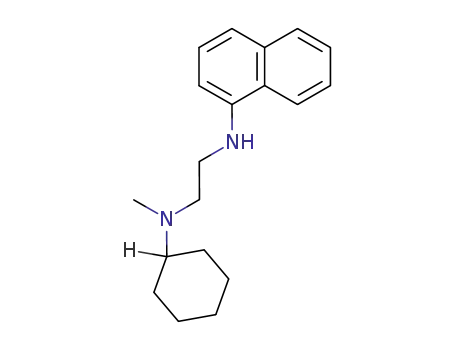 1-<2-(N-Cyclohexyl-N-methylamino)aethylamino>naphthalin