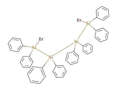 Molecular Structure of 13529-76-5 (Tetrasilane, 1,4-dibromo-1,1,2,2,3,3,4,4-octaphenyl-)