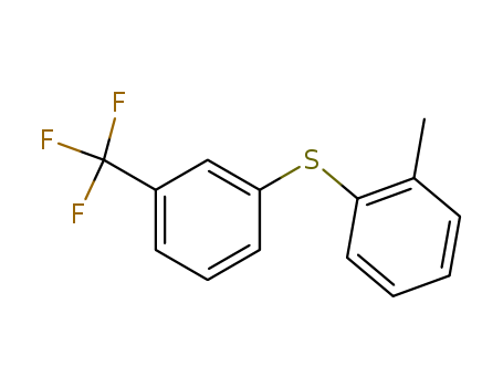 Benzene, 1-methyl-2-[[3-(trifluoromethyl)phenyl]thio]-