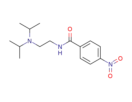 N-<2-Diisopropylamino-aethyl>-4-nitro-benzamid