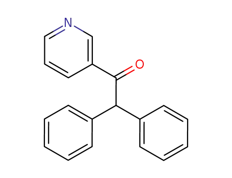 Molecular Structure of 60148-01-8 (Ethanone, 2,2-diphenyl-1-(3-pyridinyl)-)