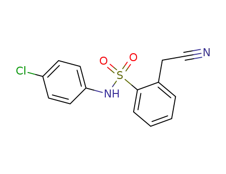 o-Cyanmethyl-N-(p-chlorphenyl)-benzolsulfonamid