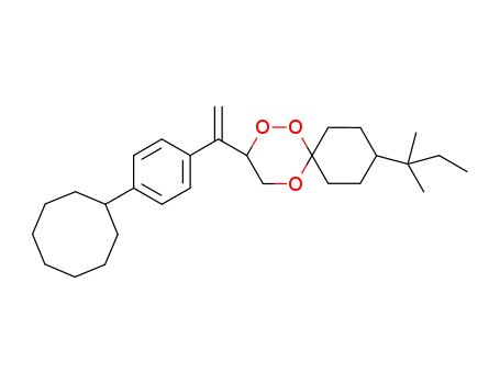 1,2,5-Trioxaspiro[5.5]undecane,
3-[1-(4-cyclooctylphenyl)ethenyl]-9-(1,1-dimethylpropyl)-