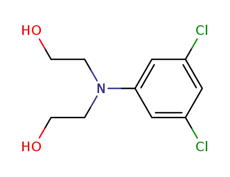 Molecular Structure of 27076-96-6 (Ethanol, 2,2'-[(3,5-dichlorophenyl)imino]bis-)