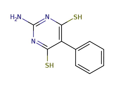 Molecular Structure of 6299-75-8 (2-amino-5-phenyl-6-sulfanylpyrimidine-4(3H)-thione)