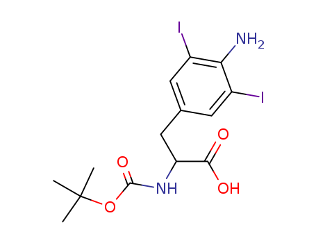 L-Phenylalanine,4-amino-N-[(1,1-dimethylethoxy)carbonyl]-3,5-diiodo-