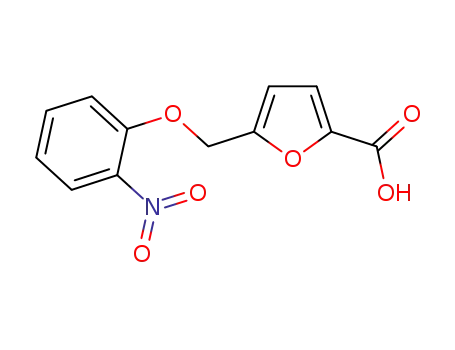 Molecular Structure of 364621-84-1 (5-(2-NITROPHENOXYMETHYL)FURAN-2-CARBOXYLIC ACID)