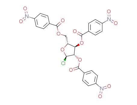 2,3,5-Tri-O-p-nitrobenzoyl-α-D-arabinofuranosylchlorid