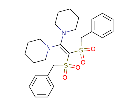 Piperidine,1,1'-[bis(benzylsulfonyl)vinylidene]di- (8CI) cas  10099-20-4
