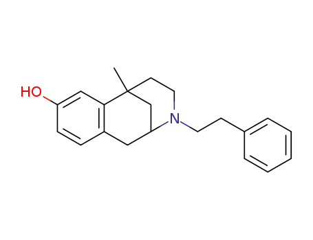 Molecular Structure of 63973-45-5 (2,6-Methano-3-benzazocin-8-ol,
1,2,3,4,5,6-hexahydro-6-methyl-3-(2-phenylethyl)-)