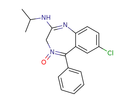 (7-chloro-4-oxy-5-phenyl-3<i>H</i>-benzo[<i>e</i>][1,4]diazepin-2-yl)-isopropyl-amine