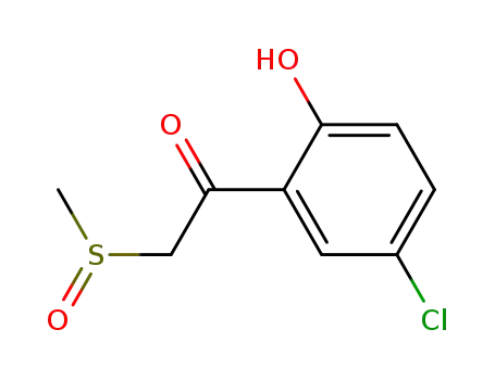 Ethanone, 1-(5-chloro-2-hydroxyphenyl)-2-(methylsulfinyl)-