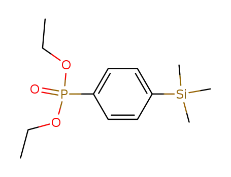Molecular Structure of 2916-52-1 (Phosphonic acid, [4-(trimethylsilyl)phenyl]-, diethyl ester)