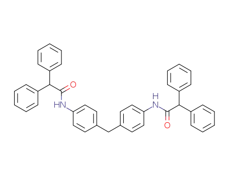 Molecular Structure of 61692-66-8 (N-[4-[[4-[(2,2-diphenylacetyl)amino]phenyl]methyl]phenyl]-2,2-diphenyl-acetamide)