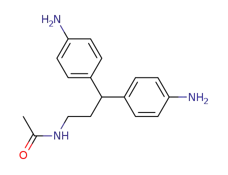 Molecular Structure of 17665-87-1 (N-[3,3-Bis(4-aminophenyl)propyl]acetamide)