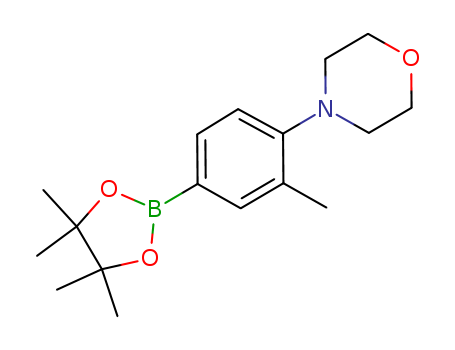 4-(2-methyl-4-(4,4,5,5-tetramethyl-1,3,2-dioxaborolan-2-yl)phenyl)morpholine