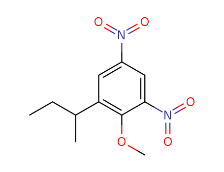 Benzene,2-methoxy-1-(1-methylpropyl)-3,5-dinitro-                                                                                                                                                       