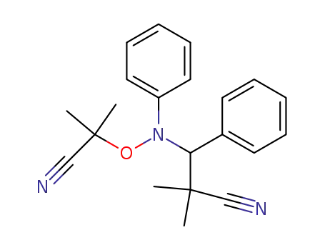 3-(((2-cyanopropan-2-yl)oxy)(phenyl)amino)-2,2-dimethyl-3-phenylpropanenitrile