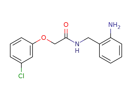 Molecular Structure of 20213-38-1 (N-(2-aminobenzyl)-2-(3-chlorophenoxy)acetamide)