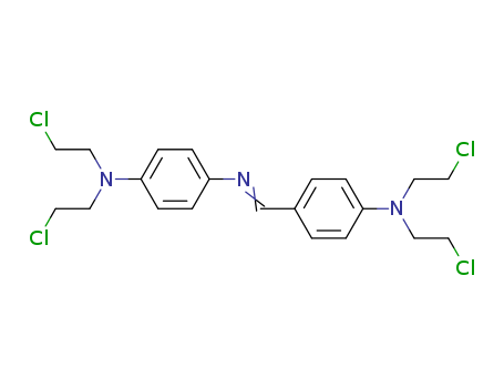 4-[[4-[bis(2-chloroethyl)amino]phenyl]methylideneamino]-N,N-bis(2-chloroethyl)aniline cas  79967-29-6