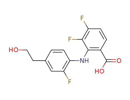 Benzoic acid, 3,4-difluoro-2-[[2-fluoro-4-(2-hydroxyethyl)phenyl]amino]-