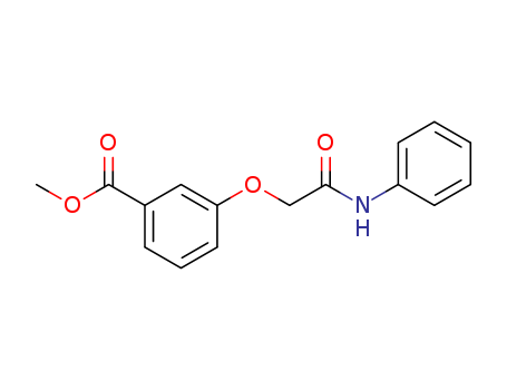 Benzoic acid,3-[2-oxo-2-(phenylamino)ethoxy]-, methyl ester cas  20745-68-0