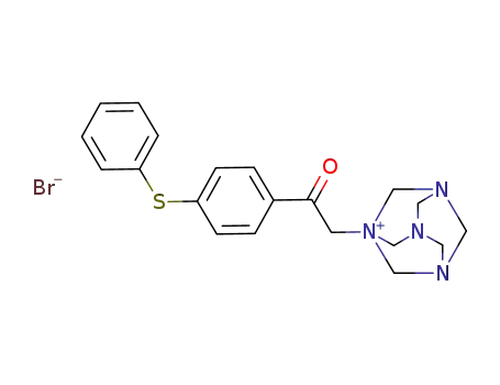 (4-phenylsulfanyl-phenacyl)-hexamethylenetetraminium; bromide