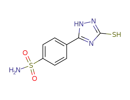 4-(3-メルカプト-1H-1,2,4-トリアゾール-5-イル)ベンゼンスルホンアミド