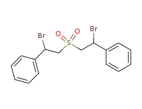 Benzene,1,1'-[sulfonylbis(1-bromo-2,1-ethanediyl)]bis- (9CI)