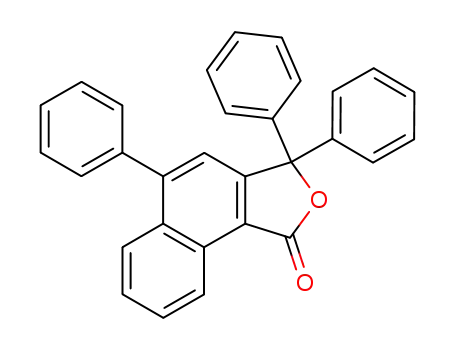 Naphtho[1,2-c]furan-1(3H)-one, 3,3,5-triphenyl-
