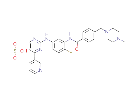 Benzamide,N-[2-fluoro-5-[[4-(3-pyridinyl)-2-pyrimidinyl]amino]phenyl]-4-[(4-methyl-1-piperazinyl)methyl]-, monomethanesulfonate