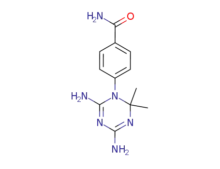 Molecular Structure of 87871-34-9 (Benzamide, 4-(4,6-diamino-2,2-dimethyl-1,3,5-triazin-1(2H)-yl)-)