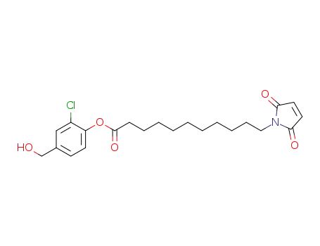 1H-Pyrrole-1-undecanoic acid, 2,5-dihydro-2,5-dioxo-,
2-chloro-4-(hydroxymethyl)phenyl ester