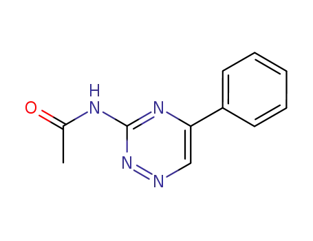 Molecular Structure of 1083-05-2 (Acetamide, N-(5-phenyl-1,2,4-triazin-3-yl)-)