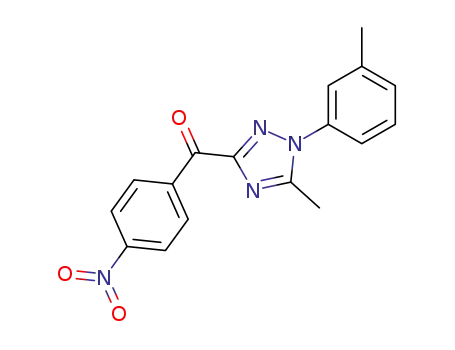 Methanone,
[5-methyl-1-(3-methylphenyl)-1H-1,2,4-triazol-3-yl](4-nitrophenyl)-