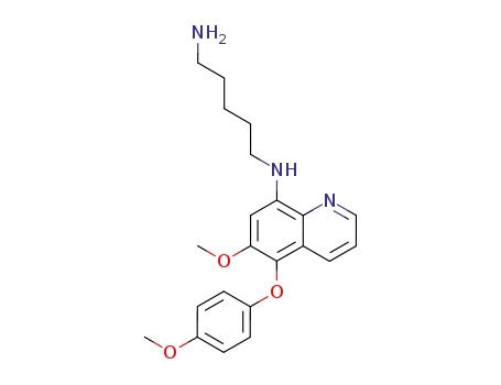 1,5-Pentanediamine, N-[6-methoxy-5-(4-methoxyphenoxy)-8-quinolinyl]-
