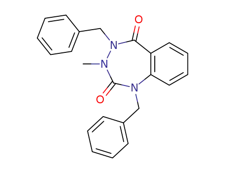Molecular Structure of 62493-15-6 (1H-1,3,4-Benzotriazepine-2,5-dione,
3,4-dihydro-3-methyl-1,4-bis(phenylmethyl)-)