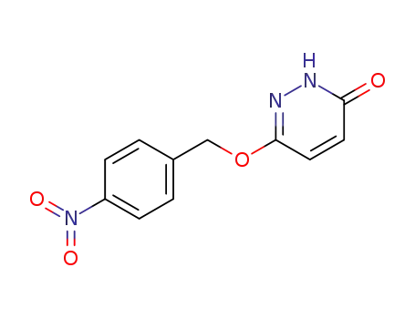 3(2H)-Pyridazinone, 6-[(4-nitrophenyl)methoxy]-
