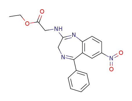<i>N</i>-(7-nitro-5-phenyl-3<i>H</i>-benzo[<i>e</i>][1,4]diazepin-2-yl)-glycine ethyl ester