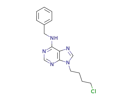 benzyl-[9-(4-chloro-butyl)-9<i>H</i>-purin-6-yl]-amine