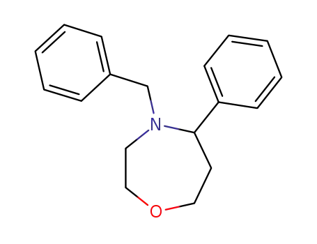 Molecular Structure of 1246455-97-9 (4-benzyl-5-phenyl-[1,4]oxazepane)