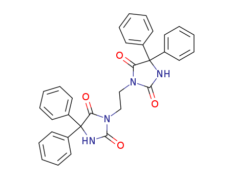 Molecular Structure of 13272-37-2 (2,4-Imidazolidinedione,3,3'-(1,2-ethanediyl)bis[5,5-diphenyl-)