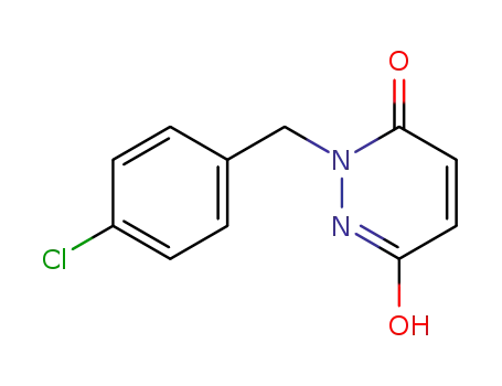 Molecular Structure of 1708-47-0 (3,6-Pyridazinedione, 1-[(4-chlorophenyl)methyl]-1,2-dihydro-)