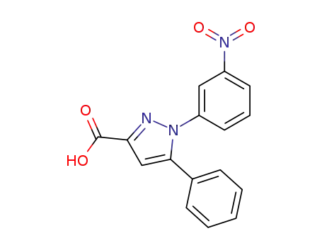 1-(3-Nitrophenyl)-5-phenyl-1H-pyrazole-3-carboxylic acid