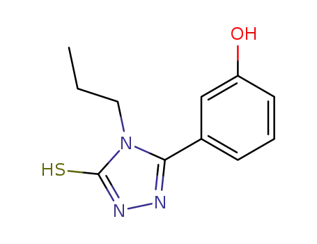 5-(3-hydroxy-phenyl)-4-propyl-2,4-dihydro-[1,2,4]triazole-3-thione