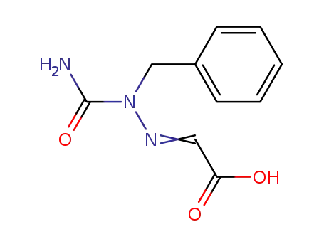 Molecular Structure of 5579-45-3 (Acetic acid, [2-(aminocarbonyl)-2-(phenylmethyl)hydrazono]-)
